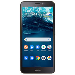 Simple Mobile Nokia C100, 32GB, Black - Prepaid Smartphone (Locked)