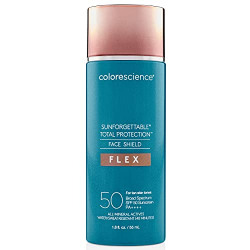 Colorescience Total Protection Face Shield Flex SPF 50, Zinc Oxide Formula, Tan, 1.8 fl. oz.