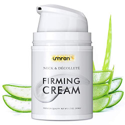 Neck Firming Cream For Tightening Lifting Sagging Skin, UMRAN Crepe Neck & Chest Firming Cream, Reducing Wrinkles, Anti Aging Moisturizer for Neck & Dcollet, Turkey Neck Firming Cream