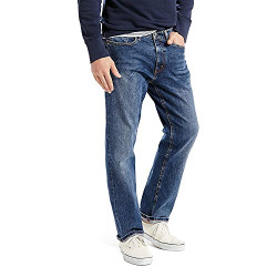 Levi's Men's 541 Athletic Fit Jean, Black Stonewash, 39W x 34L
