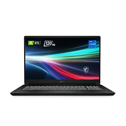 MSI Creator 17 Professional Laptop: 17.3  UHD 120Hz 100% AdobeRGB Display, Intel Core i7-11800H, NVIDIA GeForce RTX 3060, 16GB RAM, 512GB NVME SSD, Thunderbolt 4, Win10, Core Black (B11UE-471)