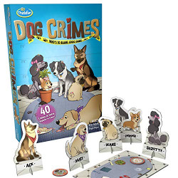 ThinkFun Dog Crimes Logic Game and Brainteaser for Boys and Girls Age 8 and Up - A Smart Game with a Fun Theme and Hilarious Artwork