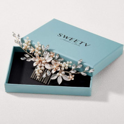 SWEETV RHINESTONE HAIR ACCESSORIES