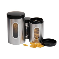 MIND READER 3-PIECE CANISTER SET