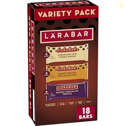 Larabar Chocolate Variety Pack, Fruit and Nut Bars, Gluten Free and Vegan, 28.8 oz, 18 Ct