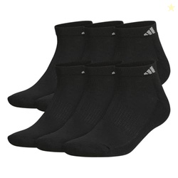 adidas Mens Athletic Cushioned Low Cut Ankle Socks (6-Pair Pack)