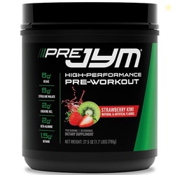 JYM Supplement Science Pre JYM Strawberry Kiwi Pre Workout Powder - BCAAs, Nootropics, Creatine HCI, Citrulline, Beta-Alanine, Betaine, Taurine, Huperzine 30 Servings