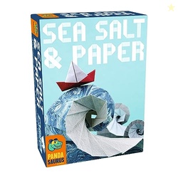 PANDASAURUS GAMES SEA SALT AND PAPER CARD GAME - OCEAN-THEMED STRATEGY GAME, FAST-PACED AND TACTICAL, FUN FAMILY GAME FOR KIDS AND ADULTS, AGES 8+, 2-4 PLAYERS, 30-45 MINUTE PLAYTIME