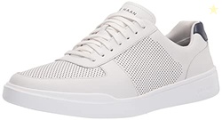 Cole Haan mens Grand Crosscourt Modern Perforated Sneaker, Optic White/Peacoat, 11.5 US
