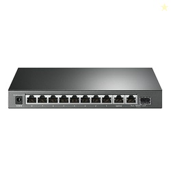 TP-Link TL-SG1210MP, 8 Port Gigabit PoE Switch, 8 PoE+ Ports @123W, w/ 2 Uplink Gigabit Ports + 1 Combo SFP Slot, Plug & Play, Extend, Priority & Isolation Mode,