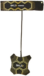 SKLZ Star-Kick Hands-Free Adjustable Solo Soccer Trainer - Fits Ball Sizes 3, 4, and 5 (Black)