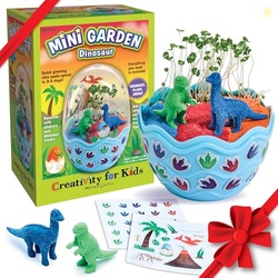 Creativity for Kids Mini Garden Dinosaur: Terrarium Kit for Kids - Dinosaur Crafts for Boys, Dinosaur Toy and Science Kit for Kids, Holiday Stocking Stuffers (Ages 6+)