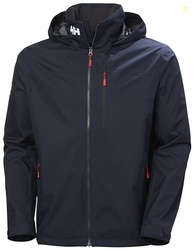 Helly-Hansen Men's Crew Hooded Jacket 2.0, 597 Navy, Large