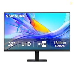 Samsung 32 ViewFinity S8 (S80UD) 4K UHD IPS HDR10 High Resolution Monitor, USB-C, Height Adjustable Ergonomic Stand, Built-in KVM Switch, Intelligent Eye Care, LS32D800UBNXGO, 2025