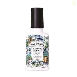 Poo-Pourri Before-You-Go Toilet Spray, Fresh Sea Salt, 4 Fl Oz, Up to 200 Uses, Bathroom Odor Deodorizer, Plant-Based with Essential Oils, for Home or Work, Sea Salt, Bergamot & Eucalyptus Scent