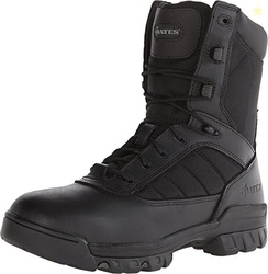 BATES MEN'S 8" ULTRA-LITE TACTICAL SPORT TS1 SIDE ZIP BOOT, BLACK, 10.5