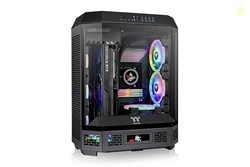 Thermaltake Tower 600 Black Mid-Tower ATX Case; 3 Tempered Glass Panels; Hidden-Connector Motherboard Support; Rotational PCI-e Slots; CA-1Z1-00M1WN-00; 3 Year Warranty