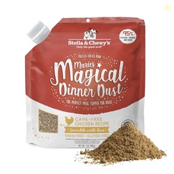 Stella & Chewy's Freeze-Dried Raw Marie's Magical Dinner Dust - Premium Chicken Dog Food Topper with Organic Fruits & Vegetables - Perfect for Picky Eaters - 7oz
