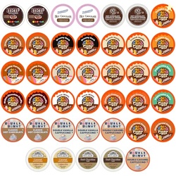 Crazy Cups Cappuccino & Hot Chocolate Variety Pack, Gift Set for Keurig K Cup Machines, 40 Count