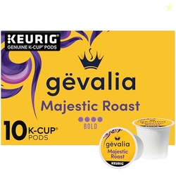 Gevalia Majestic Roast Bold Roast KCup Coffee Pods, 10 ct Box