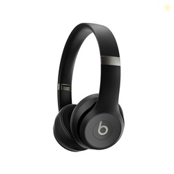 Beats Solo 4 - Wireless On-Ear Bluetooth Headphones, Up to 50-Hour Battery Life, Ultra-Lightweight Comfort, Powerful and Balanced Sound, Apple & Android Compatible - Matte Black