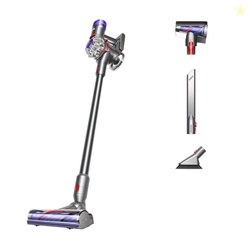 Dyson V8 Plus Cordless Vacuum, Cleans Hard Floors and Carpets, Detangles, Converts to Handheld, 115AW, 2 Power Modes, Up to 40 Minutes