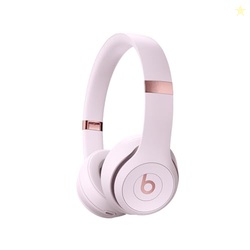Beats Solo 4 - Wireless On-Ear Bluetooth Headphones, Up to 50-Hour Battery Life, Ultra-Lightweight Comfort, Powerful and Balanced Sound, Apple & Android Compatible - Cloud Pink