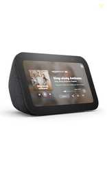 AMAZON ECHO SHOW 5 (NEWEST MODEL), SMART DISPLAY WITH ALEXA+ EARLY ACCESS, 2X THE BASS AND CLEARER SOUND, CHARCOAL