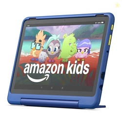 Amazon Fire HD 10 Kids Pro tablet (newest model) ages 6-12. Bright 10.1" HD screen, includes ad-free content, robust parental controls, 13-hr battery and slim case for older kids, 32 GB, Nebula