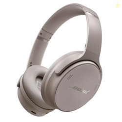 Bose QuietComfort Headphones - Wireless Bluetooth Headphones, Active Over Ear Noise Cancelling and Mic, USB-C Charging, Deep Bass, Up to 24 Hours of Playtime, Sandstone
