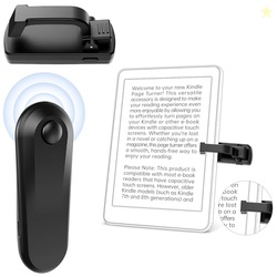 First No Text Blocking Remote Control Page Turner for Kindle Paperwhite,Silent Clicker Page Turner,Kindle Accessories for iPad/Tablets(Just Reading),Camera & Selfie Shutter