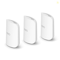 Amazon eero Pro 7 tri-band mesh Wi-Fi 7 router (newest model) - Supports internet plans up to 5 Gbps, Coverage up to 6,000 sq. ft., 3-pack