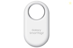 Samsung Galaxy SmartTag2, Bluetooth Tracker, Smart Tag Tracking Device, Item Finder for Keys, Wallet, Luggage, Pets, Use w/ Phones and Tablets Android 11 or Later, 2023, 1 Pack, White