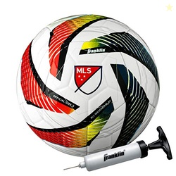 Franklin Sports MLS Tornado Kids Soccer Ball - Size 4 Youth Soccer Ball - Soft Cover - Great for Kids and Toddlers - Air Pump Included
