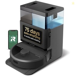 iRobot Roomba Plus 405 (G181) 2in1 Vacuum & Mop Robot with AutoWash Dock - Dual Spinning Mop Pads, Smart & Fast Mapping, Ideal for Pet Hair, Self-empties 75 days, Intense Suction, Pad Washing & Drying