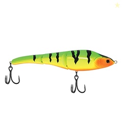 Berkley Magic Swimmer Fishing Hard Bait, Fire Tiger Gold, 6 1/2in - 1 5/8 oz