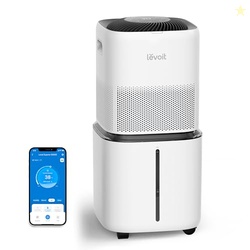 LEVOIT Superior 6000S Smart Evaporative Humidifiers for Home Whole House up to 3000ft, 6 Gal, Last 72-Hour, Premium Filter, Dry Mode, Wheels & Water Fill Hose & Foldable Storage - Quiet Sleep Mode