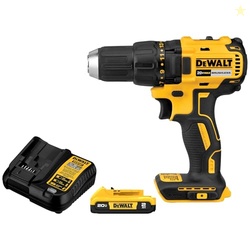 DEWALT 20V MAX Cordless Drill Driver Set, 1/2 Inch Electric Drill, 2 Speed, XR 2.0 Ah Battery and Charger Included (DCD777D1)