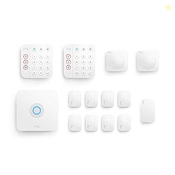 Ring Alarm 14-Piece Kit  Wireless Smart Home Security System | Expandable | Easy Setup | Mobile App Control | 24/7 Professional Monitoring | Alexa Compatible
