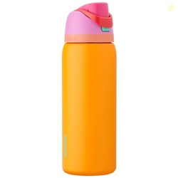 Owala FreeSip Insulated Stainless Steel Water Bottle with Straw for Sports, Travel, and School BPA-Free Sports Water Bottle, 32 oz, Tropical