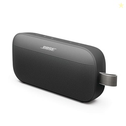Bose SoundLink Flex Bluetooth Speaker (2nd Gen) - Portable Outdoor Speaker with Hi-Fi Audio, Waterproof and Dustproof, USB-C, Up to 12 Hours Battery Life, Black