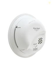 First Alert BRK Carbon Monoxide Detector, Hardwired Alarm with Battery Backup, CO5120BN, White