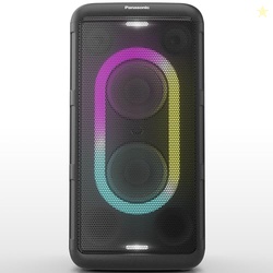 Panasonic BMAX Portable Speaker Bluetooth, 150W Bass Boost Long Battery Life, Wireless, 7 Light Colors & 12 Patterns w/Flash & Strobe Plug-in Guitar & Host Karaoke Party, SC-BMAX10