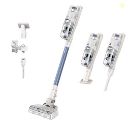 Bissell PowerClean 200W Self-Standing Cordless Vacuum w/Tangle Free Brush Roll, Removeable Battery, Wall Mount, Upholstery Tool & Bright Headlights, 4173