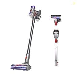 Dyson V8 Cordless Vacuum, Cleans Hard Floors and Carpets, Detangles, Converts to Handheld, 115AW, 2 Power Modes, Up to 40 Minutes
