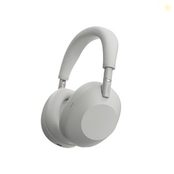 SONY WH-1000XM6 THE BEST NOISE CANCELING WIRELESS HEADPHONES, HD NC PROCESSOR QN3, 12 MICROPHONES, ADAPTIVE NC OPTIMIZER, MASTERED BY ENGINEERS, STUDIO-QUALITY, 30-HOUR BATTERY, PLATINUM SILVER