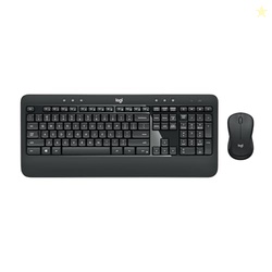 Logitech MK540 Advanced Wireless Keyboard and Mouse Combo for Windows, 2.4 GHz Unifying USB-Receiver, Multimedia Hotkeys, 3-Year Battery Life, for PC, Laptop