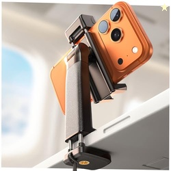 LISEN BEST AIRPLANE TECH GADGETS TECH ACCESSORIES AIRPLANE PHONE HOLDER (LED LIGHT) TRAVEL ESSENTIALS FOR FLYING GIFTS FOR WOMEN HER LONG FLIGHT TRAVEL ACCESSORIES FOR WOMEN MEN SELFIE PHOTOGRAPHY
