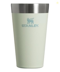STANLEY Adventure Stacking Beer Pint Glass 16oz | Stackable Drinking Cup for Cold Beverages | Dishwasher Safe | Insulated Stainless Steel Tumbler | BPA-Free | Mist