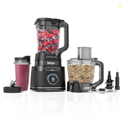 Ninja | All-in-One Blender and Food Processor | Best for Smoothies, Cookie Dough, Salsas, Cole Slaw and More | BlendSense Intelligence for Perfectly Smooth Results | 1800 Watt | Black | TB401